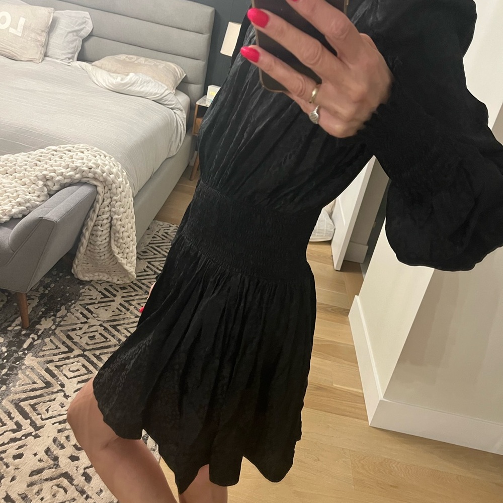 Balmain Black Long Sleeve Dress - Picture 4 of 12